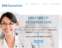 Tablet Screenshot of erexpresscare.com